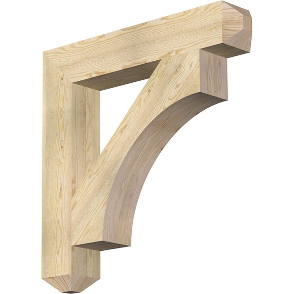Ekena Millwork Westlake Craftsman Rough Sawn Bracket, Douglas Fir, 6"W x 36"D x 36"H BKT06X36X36WTL04RDF - main